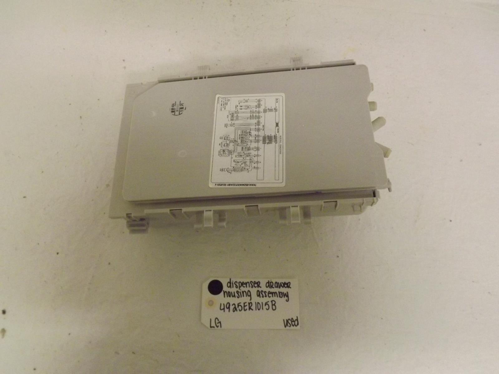 LG Washer 4925ER1015B Dispenser Drawer Housing Used LG Washer 4925ER1015B Dispenser Drawer Housing Used